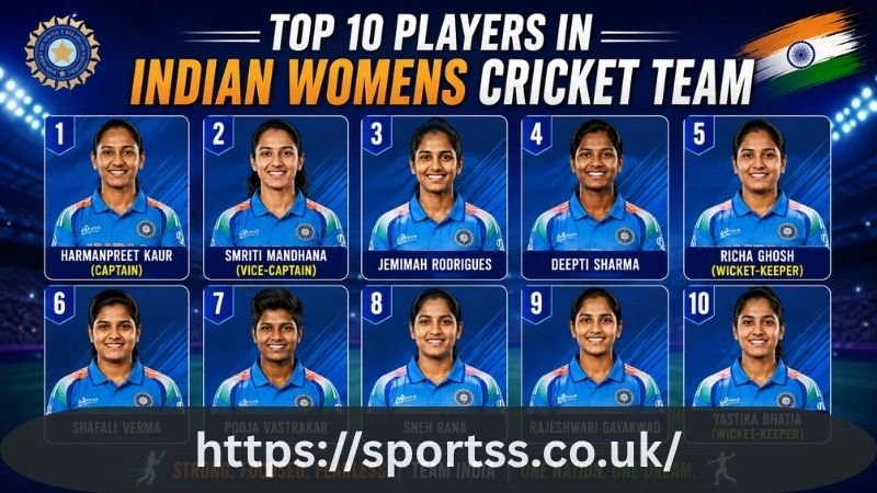 Top 10 Players in Indian Womens Cricket Team